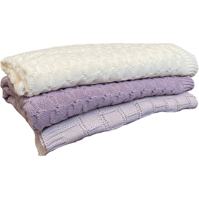 BASKET WEAVE COTTON THROW